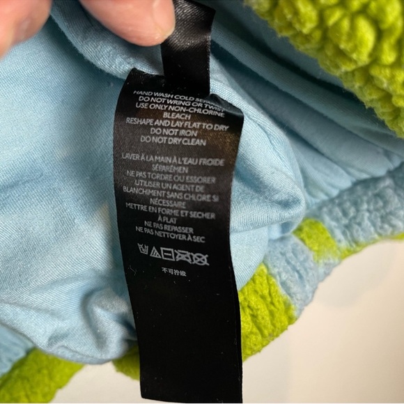 Urban Outfitters Checkered Jacket Size Small Turquoise and Green Colorful Funky - Picture 10 of 14